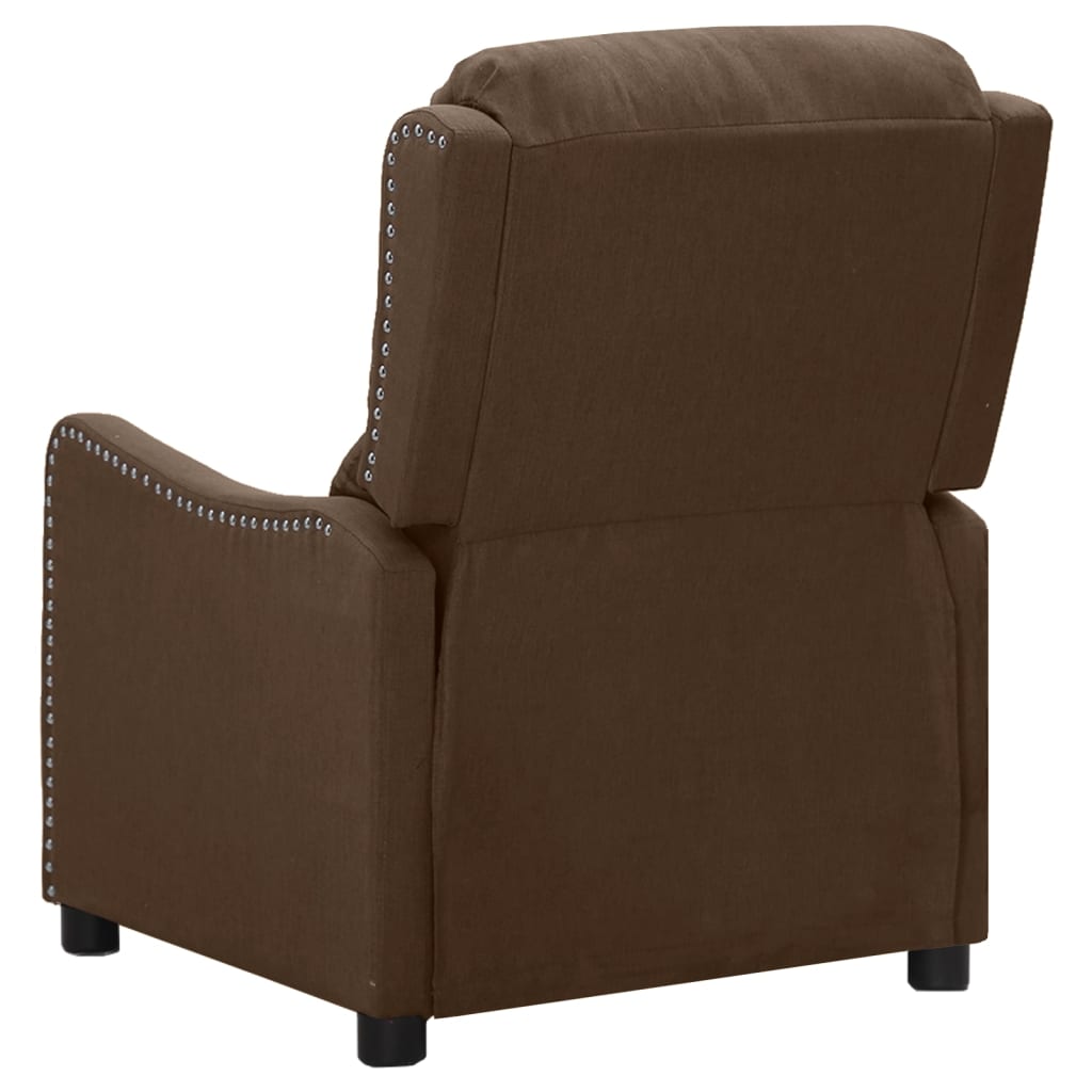 Relaxsessel Braun Stoff