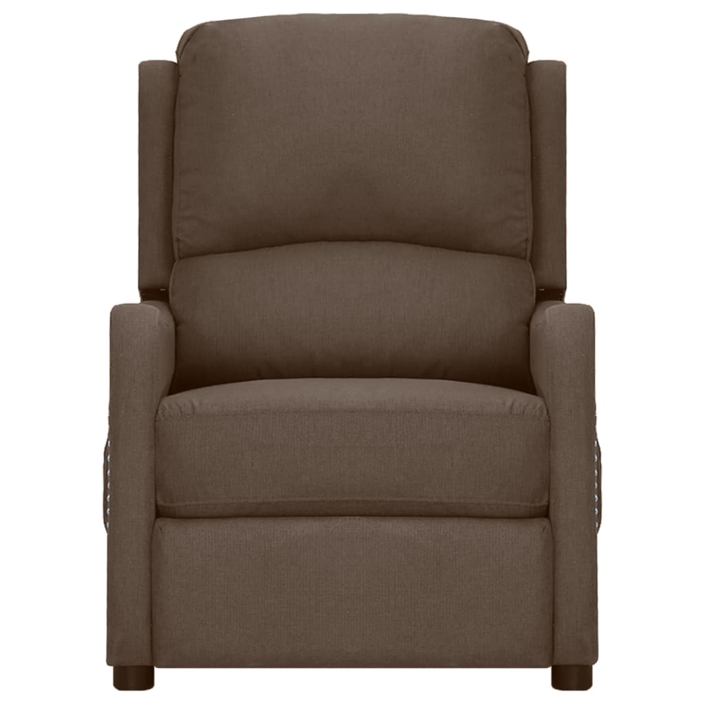 Relaxsessel Taupe Stoff