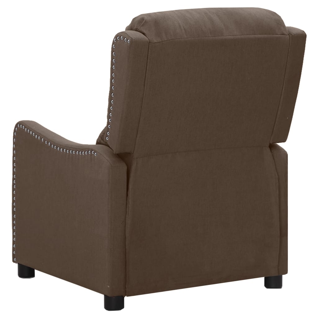 Relaxsessel Taupe Stoff