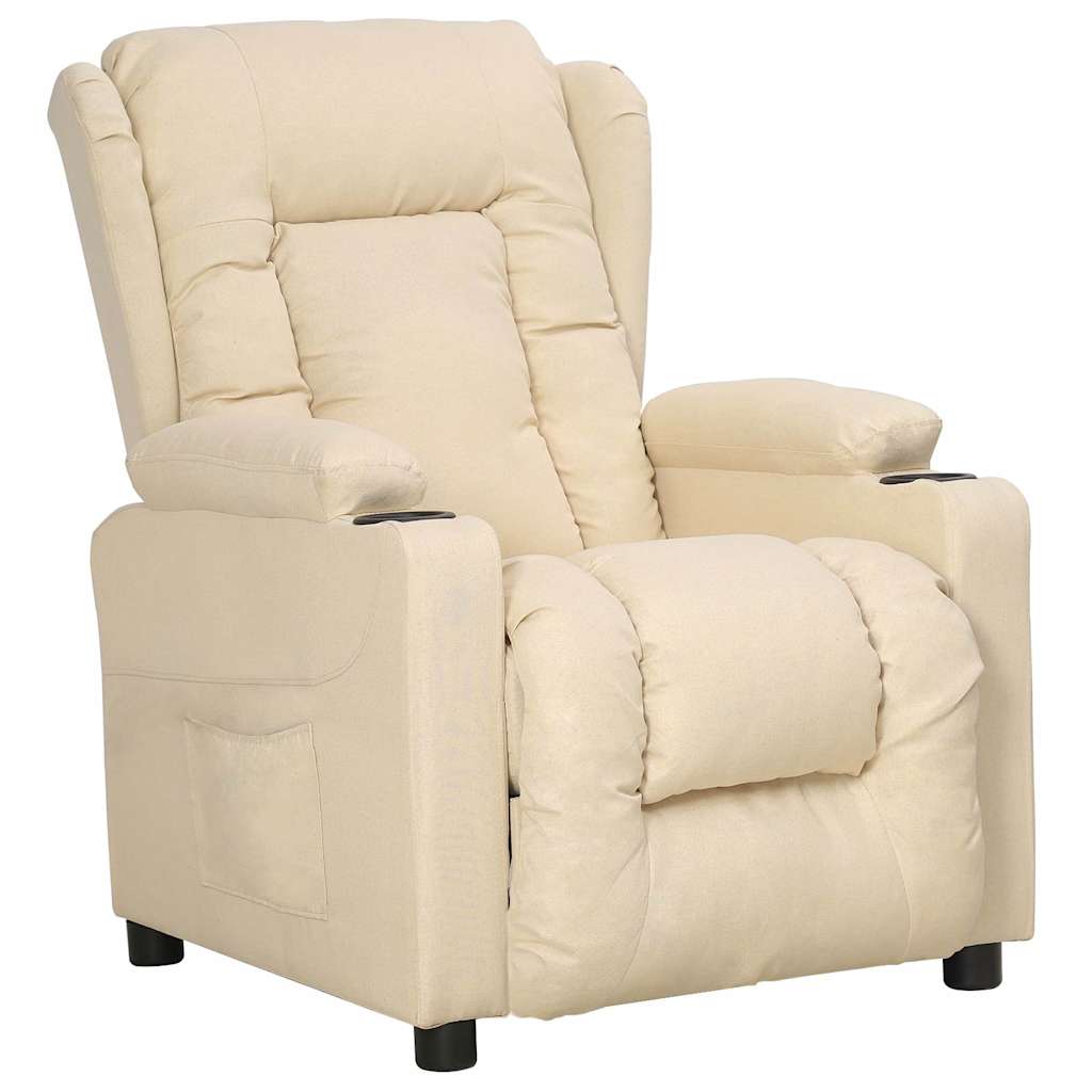 Relaxsessel Creme Stoff