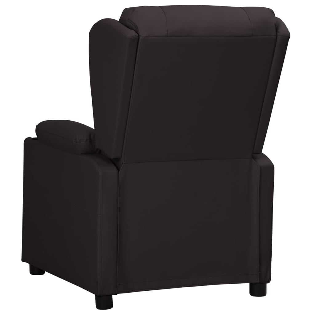 Relaxsessel Schwarz Kunstleder