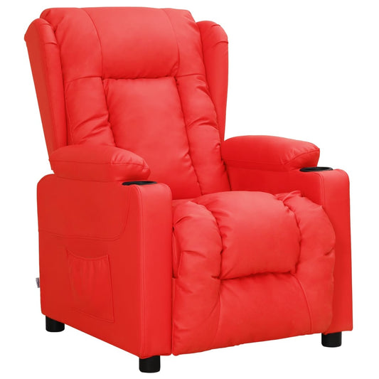 Relaxsessel Rot Kunstleder