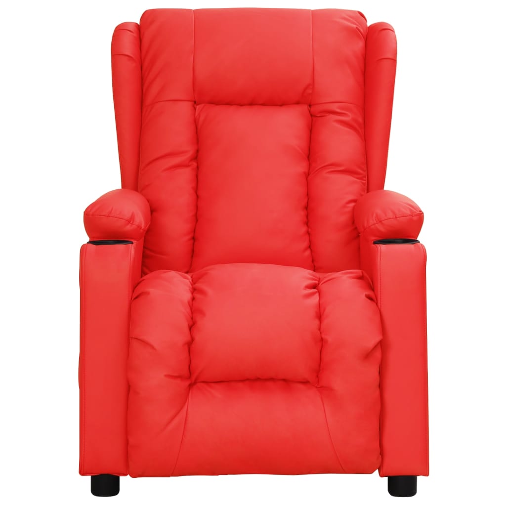 Relaxsessel Rot Kunstleder