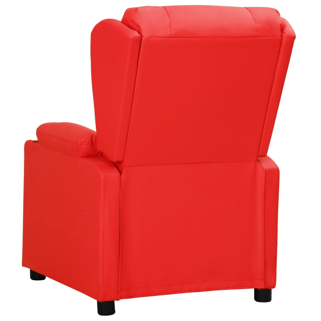 Relaxsessel Rot Kunstleder