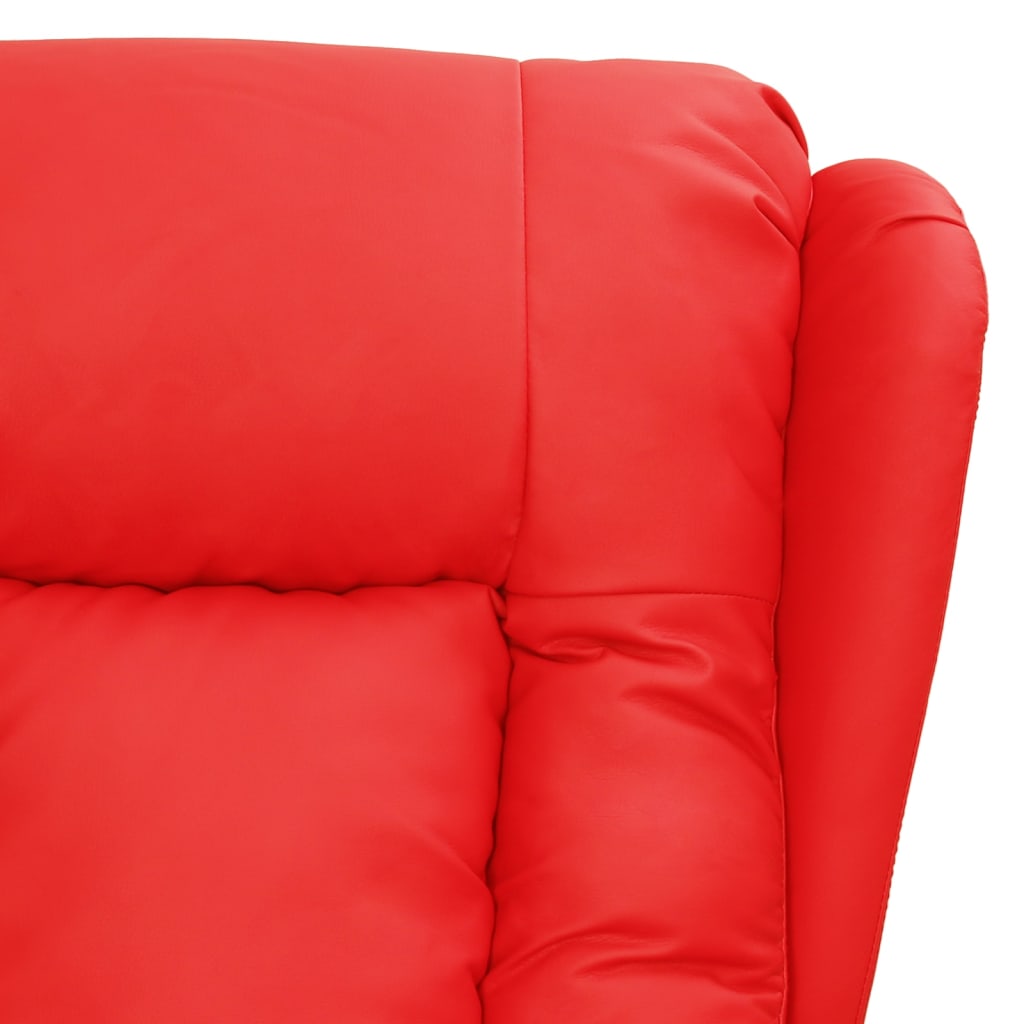 Relaxsessel Rot Kunstleder