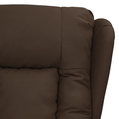 Massagesessel Braun Kunstleder