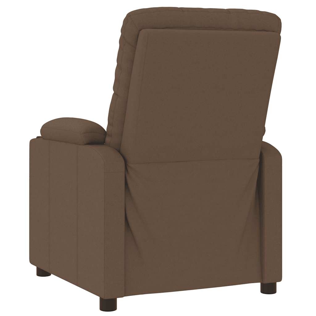 Massagesessel Braun Stoff