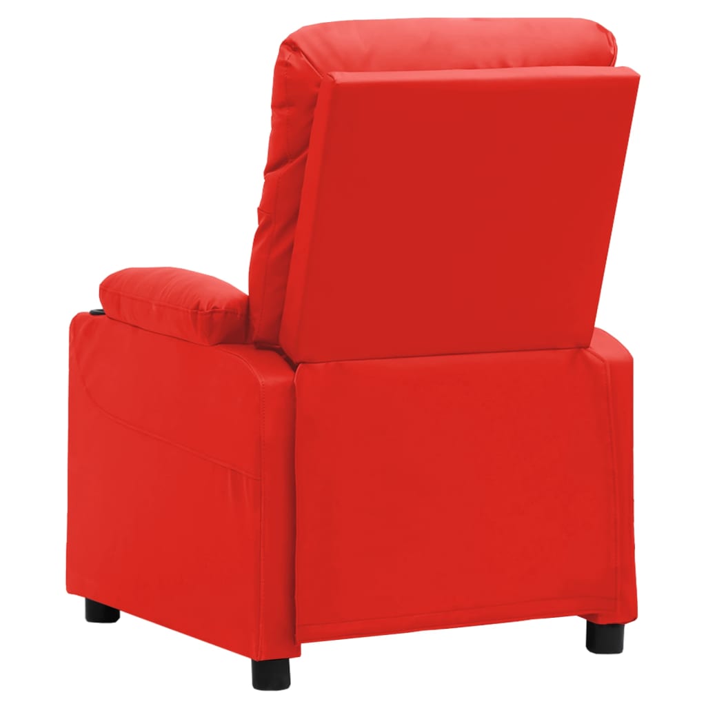 Relaxsessel Rot Kunstleder
