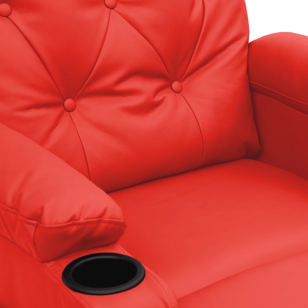 Relaxsessel Rot Kunstleder