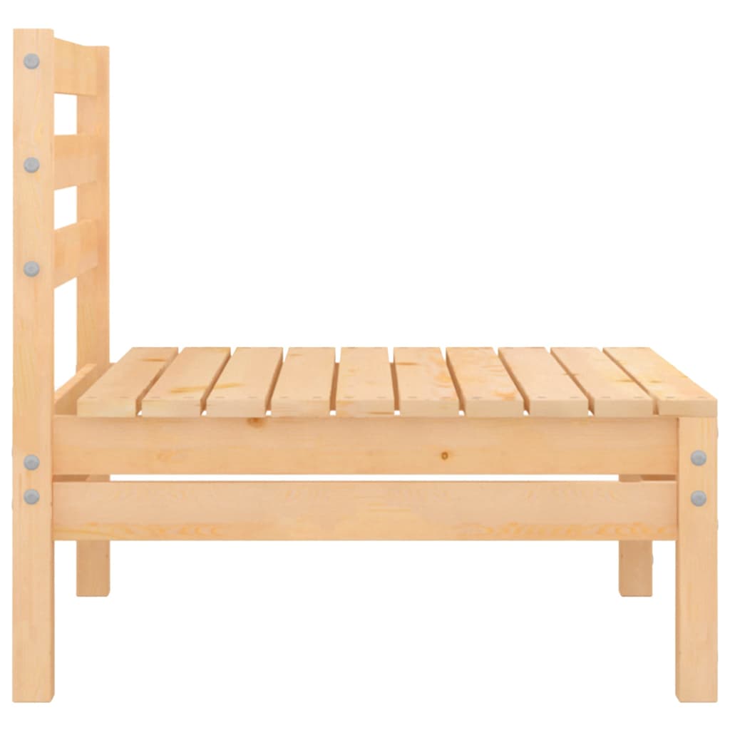 8-tlg. Garten-Lounge-Set Massivholz Kiefer