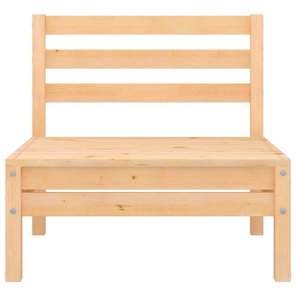 3-tlg. Garten-Lounge-Set Massivholz Kiefer
