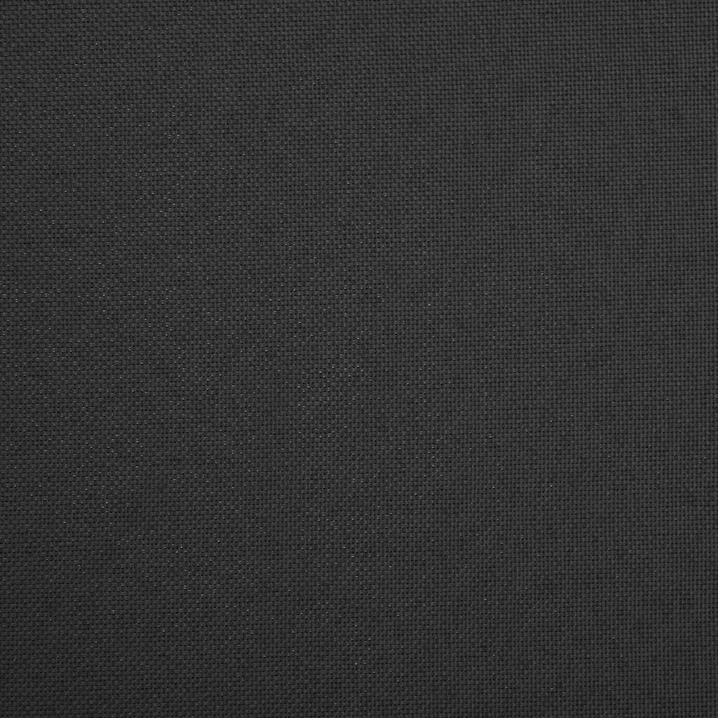 Hocker mit Stauraum 2 Stk. Schwarz Leinenoptik