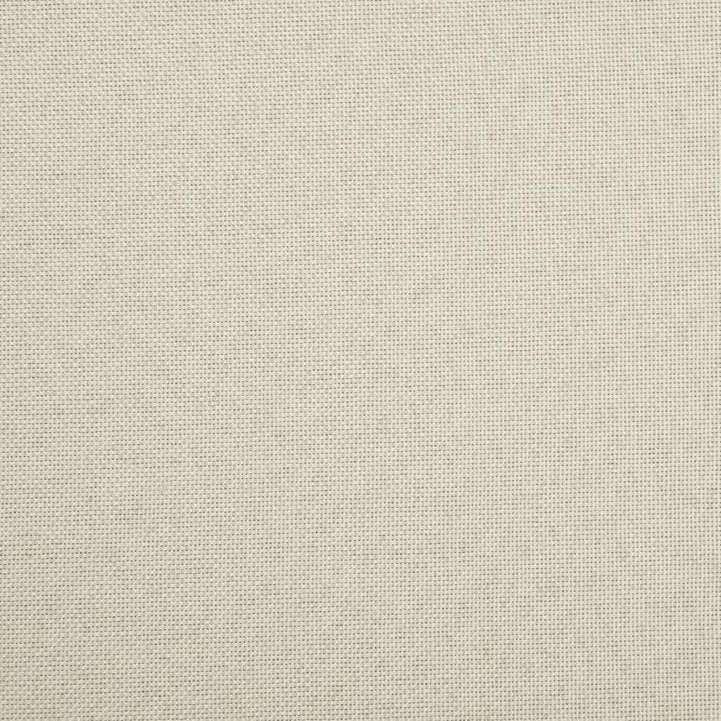 Hocker mit Stauraum 2 Stk. Cremeweiß Leinenoptik