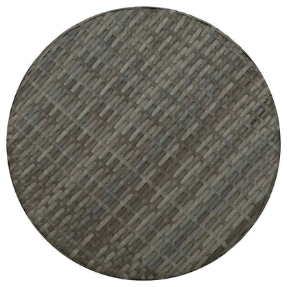 Beistelltisch Grau 45 cm Poly Rattan