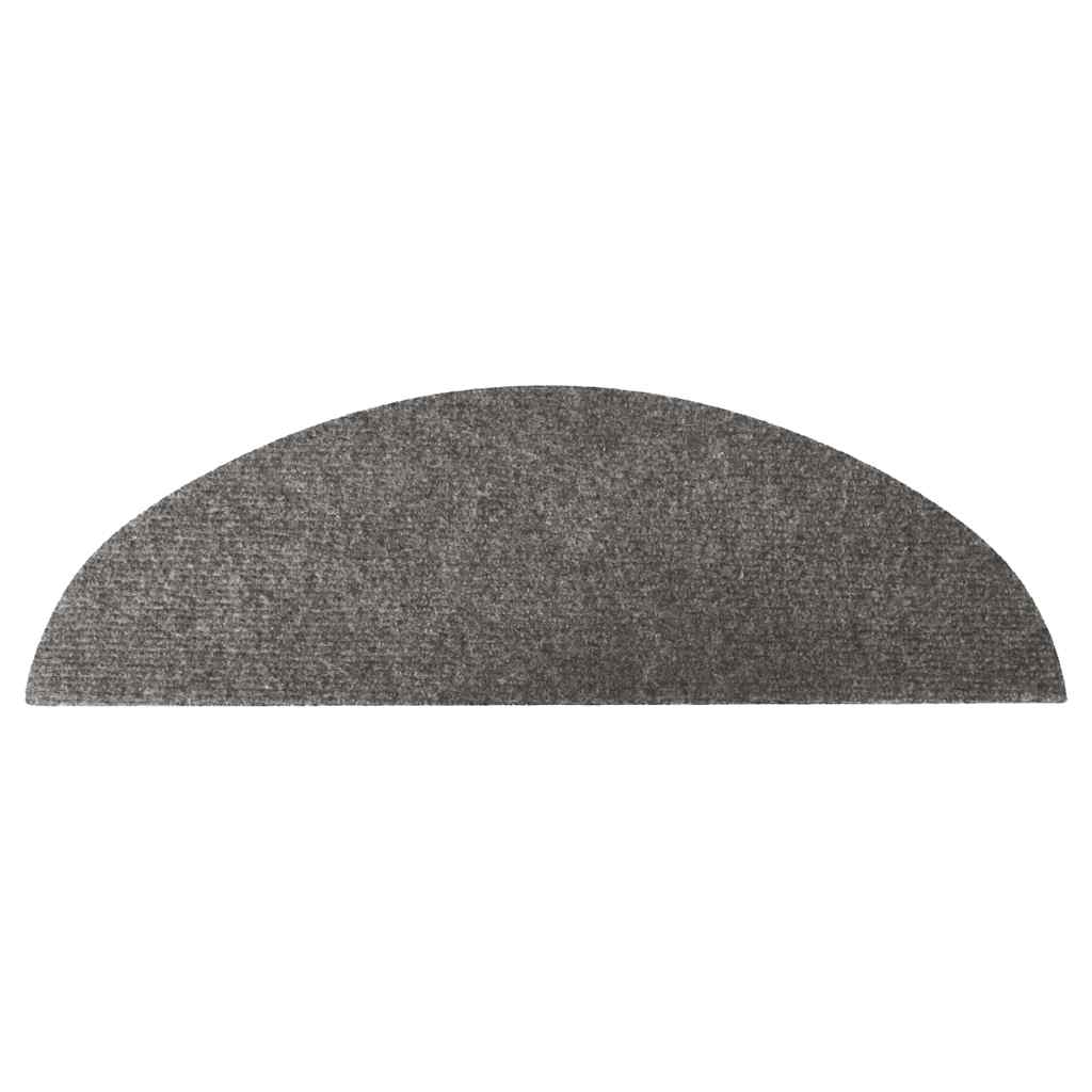 Stufenmatten Selbstklebend 15 Stk. 56x17x3 cm Grau