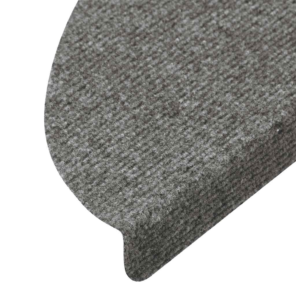 Stufenmatten Selbstklebend 15 Stk. 56x17x3 cm Grau