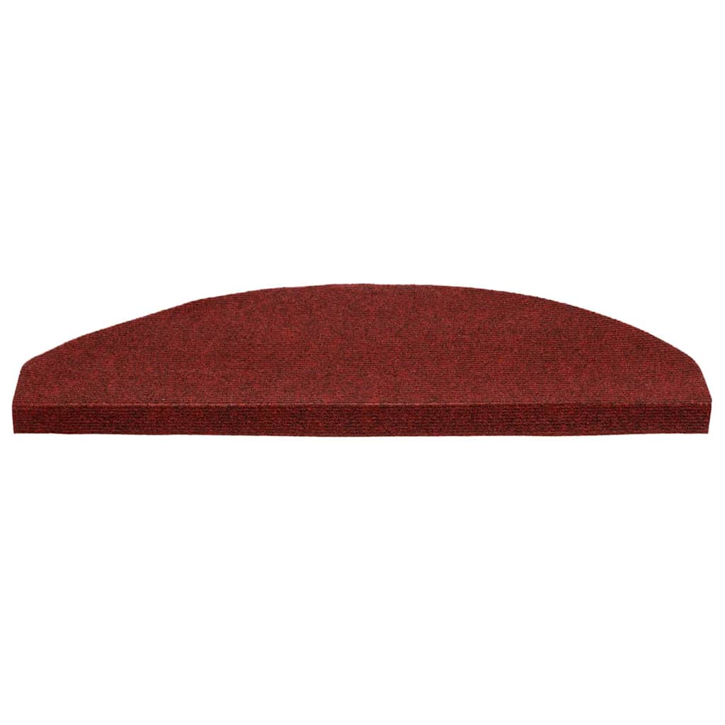 Stufenmatten Selbstklebend 15 Stk. 65x22,5x3,5 cm Rot