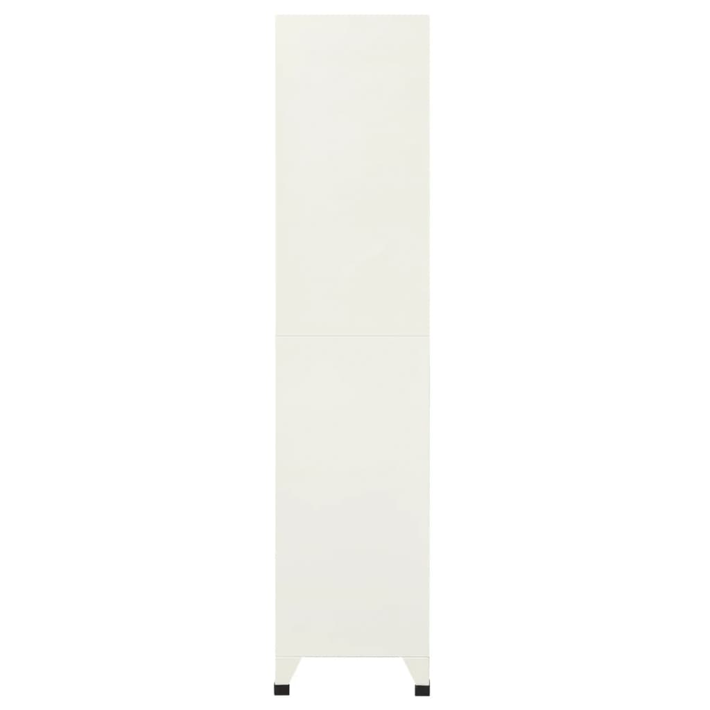 Armoire vestiaire grise et bleue 90x40x180 cm en acier