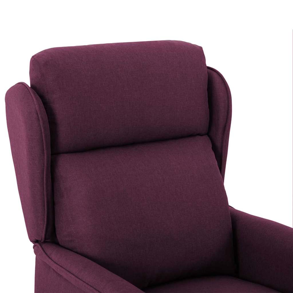Relaxsessel Lila 67.5 x 93.5 x 101.5 cm Stoff