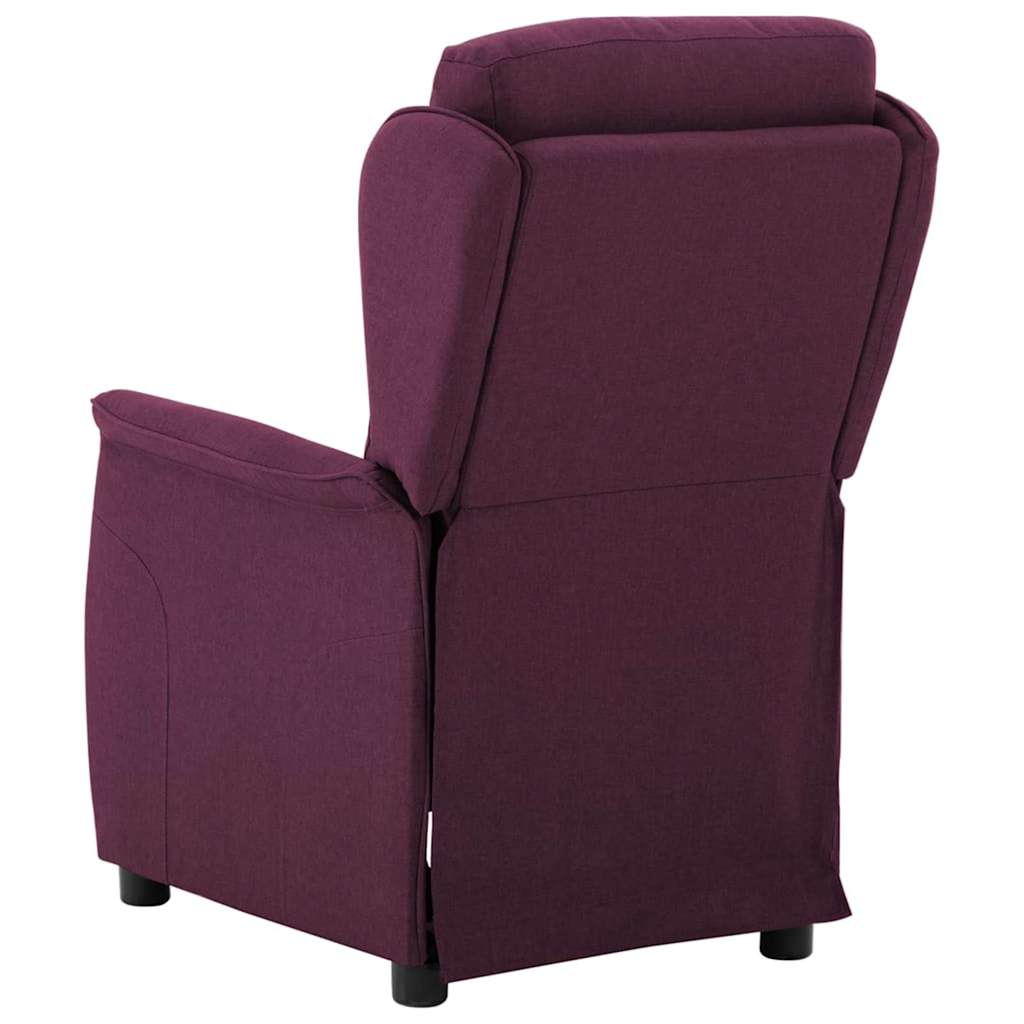 Relaxsessel Lila 67.5 x 93.5 x 101.5 cm Stoff