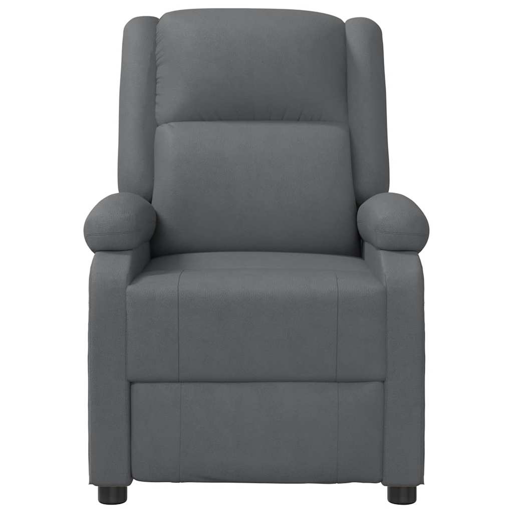 Relaxsessel Grau Kunstleder