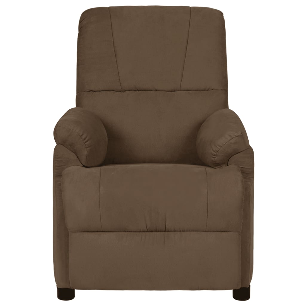Relaxsessel Braun Mikrofasergewebe