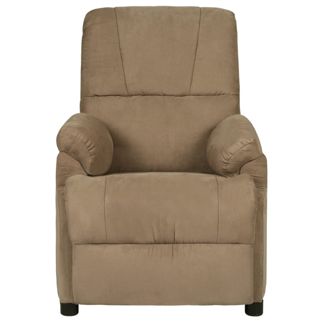 Relaxsessel Taupe Mikrofasergewebe