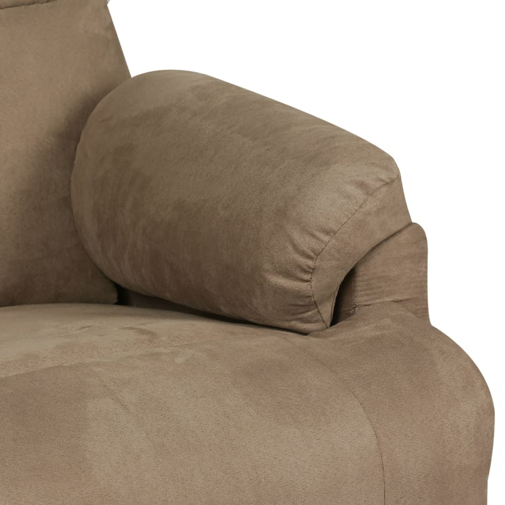 Relaxsessel Taupe Mikrofasergewebe