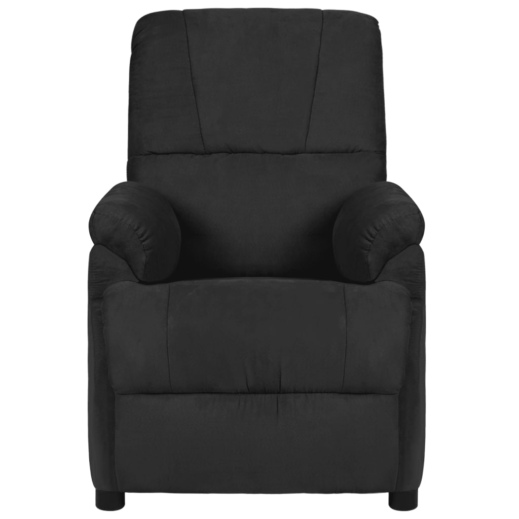 Relaxsessel Schwarz Mikrofasergewebe