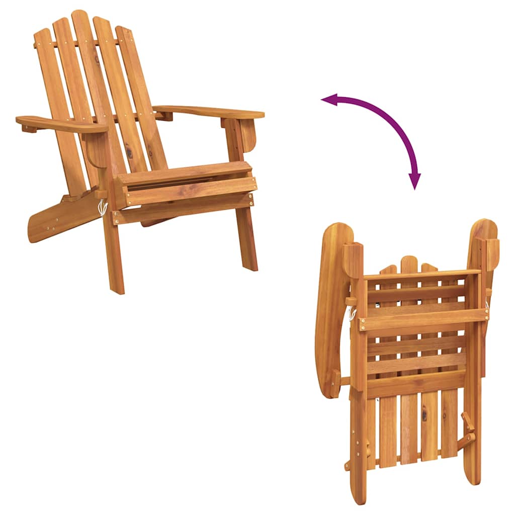 Adirondack-Gartenstuhl Massivholz Akazie