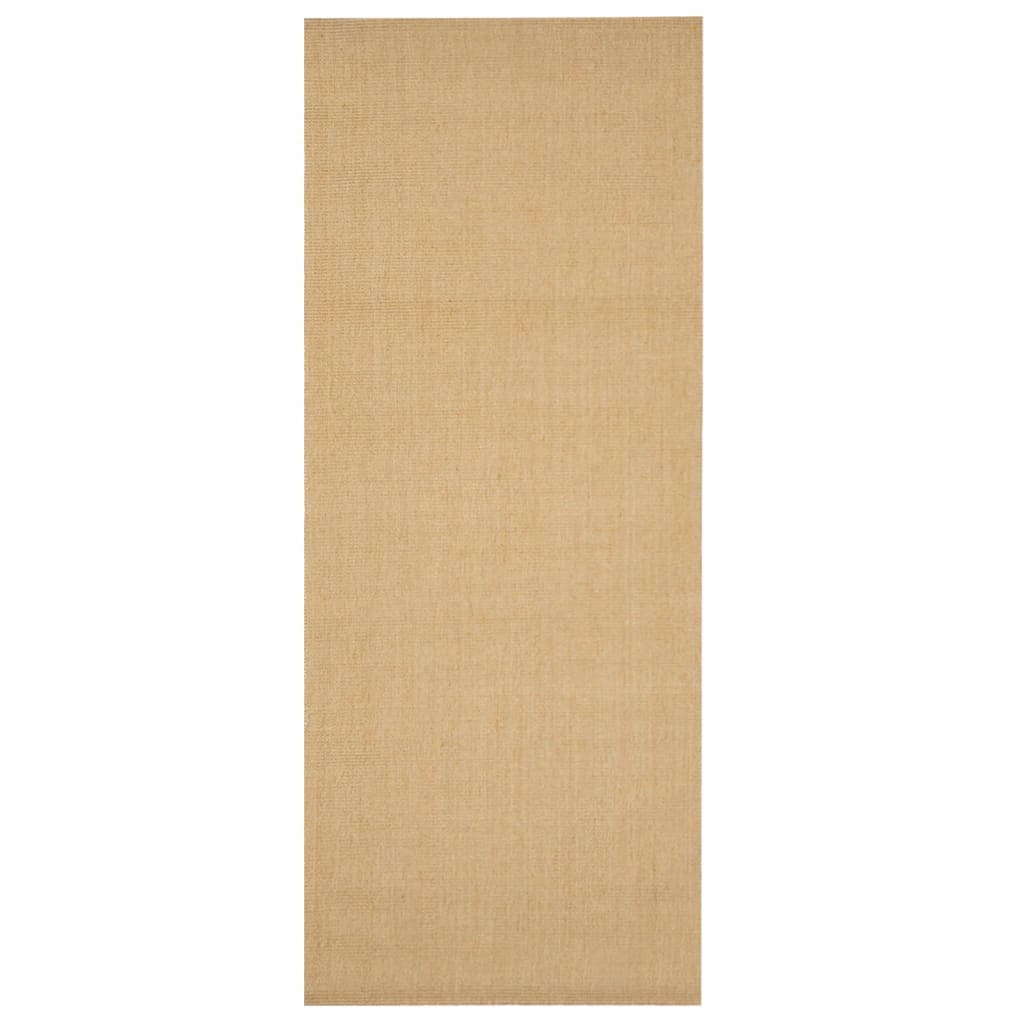 Natural sisal rug 80x200 cm