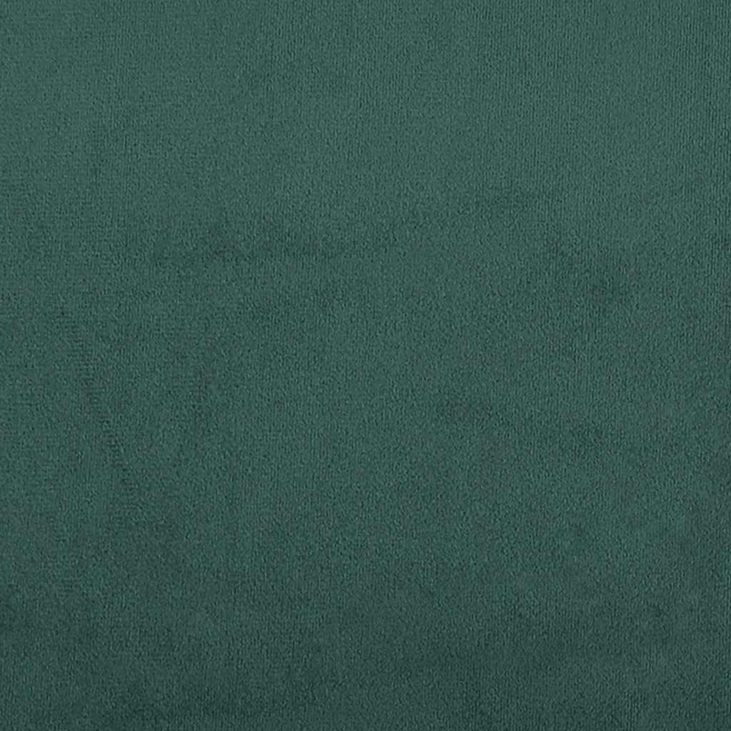 Dining chair dark green velvet