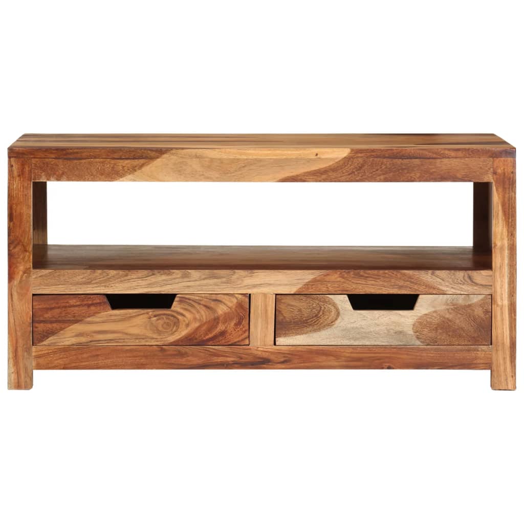 Couchtisch 84x49x40 cm Massivholz Akazie