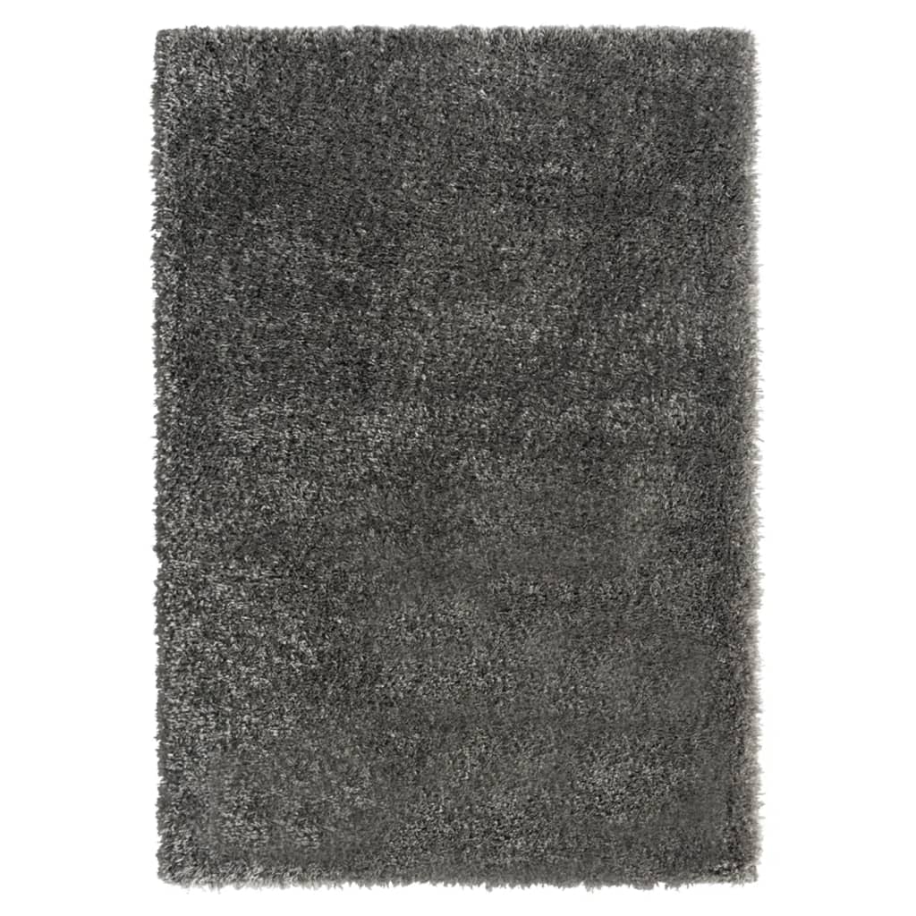 Shaggy Teppich Hochflor Anthrazit 140x200 cm 50 mm