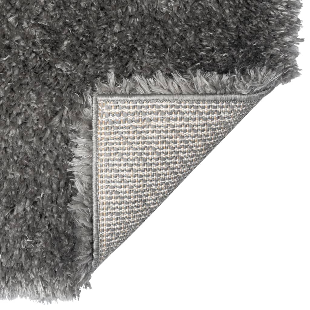 Shaggy Teppich Hochflor Anthrazit 140x200 cm 50 mm