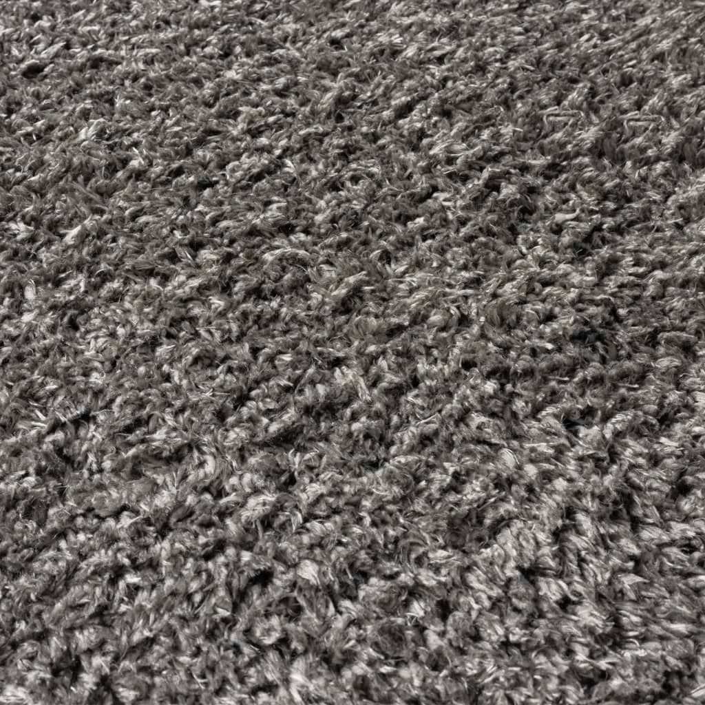 Shaggy Teppich Hochflor Anthrazit 140x200 cm 50 mm