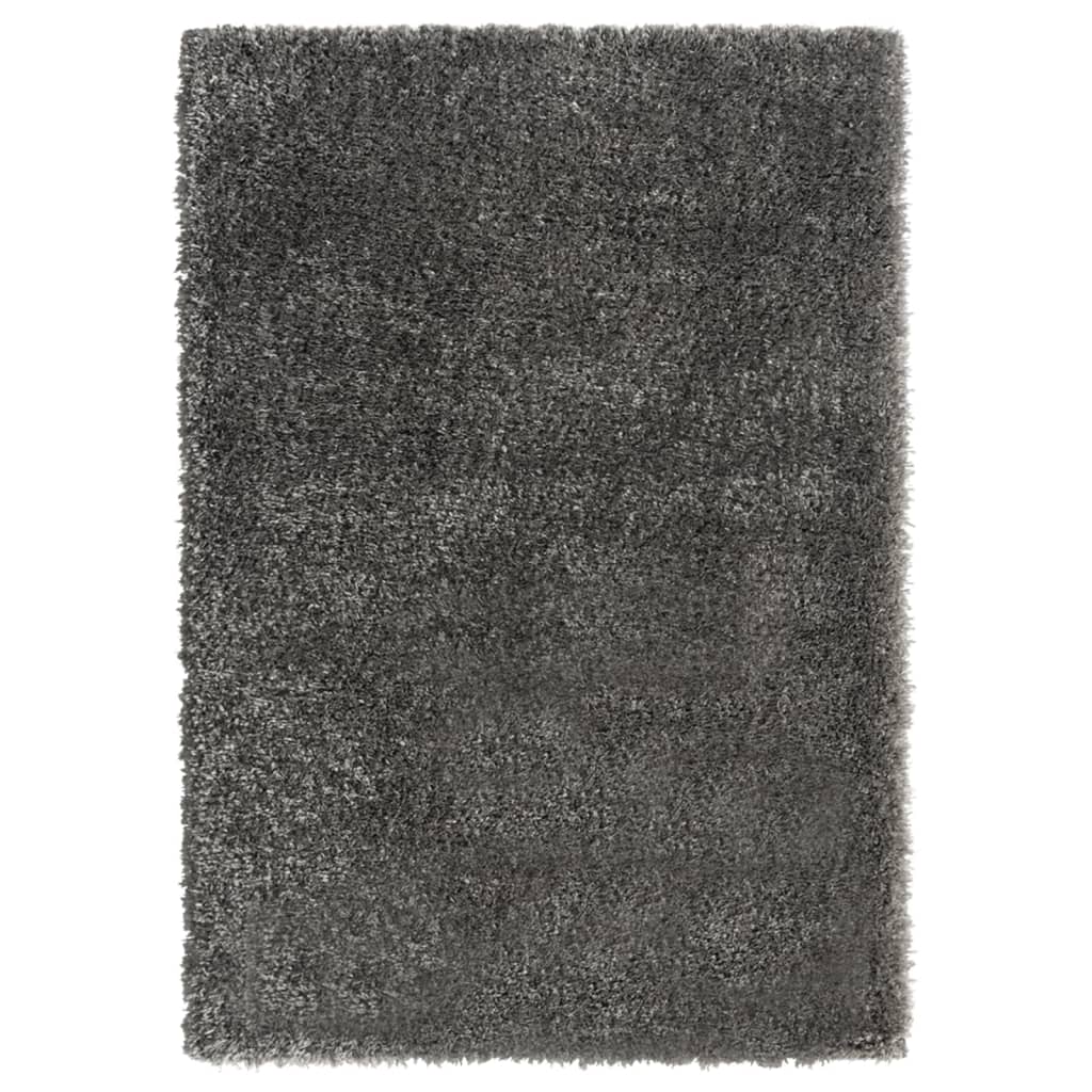 Shaggy-Teppich Hochflor Anthrazit 160x230 cm 50 mm