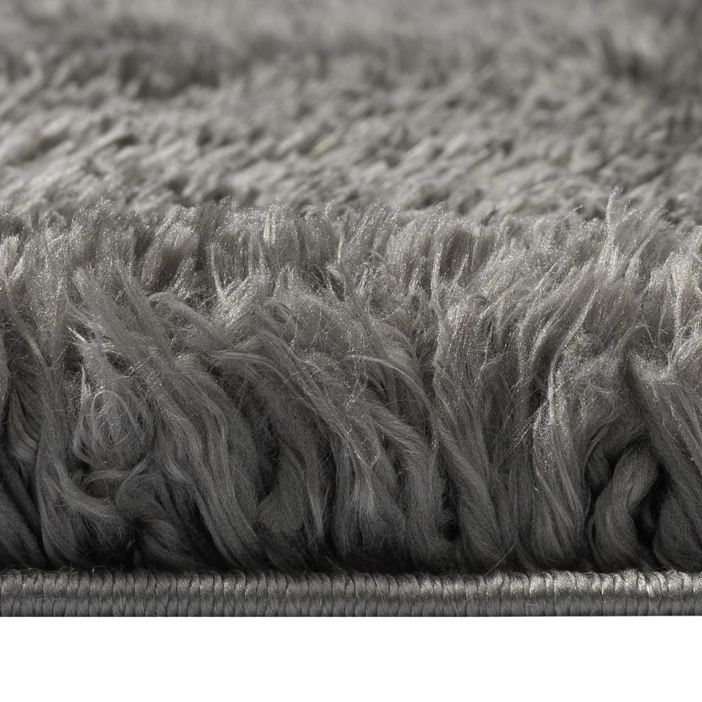 Shaggy-Teppich Hochflor Anthrazit 160x230 cm 50 mm