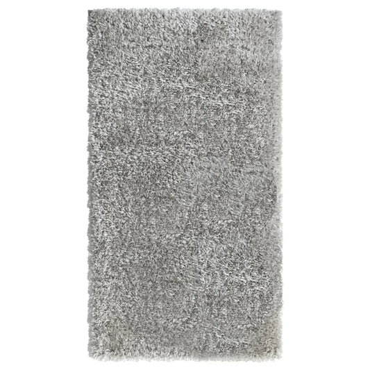 Shaggy-Teppich Hochflor Grau 80x150 cm 50 mm