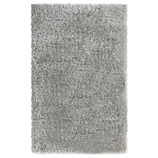 Shaggy-Teppich Hochflor Grau 200x290 cm 50 mm