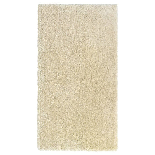 Shaggy-Teppich Hochflor Beige 80x150 cm 50 mm