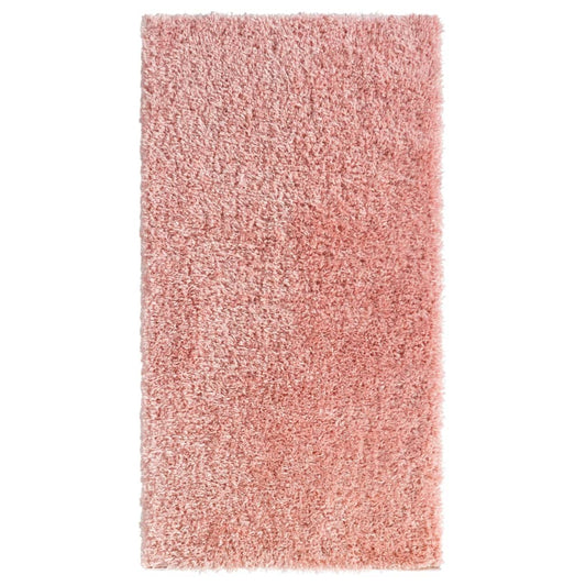 Shaggy-Teppich Hochflor Rosa 80x150 cm 50 mm