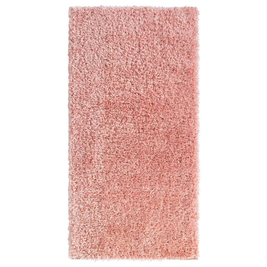 Shaggy-Teppich Hochflor Rosa 100x200 cm 50 mm