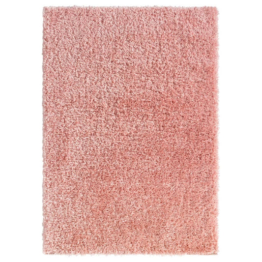 Shaggy-Teppich Hochflor Rosa 120x170 cm 50 mm