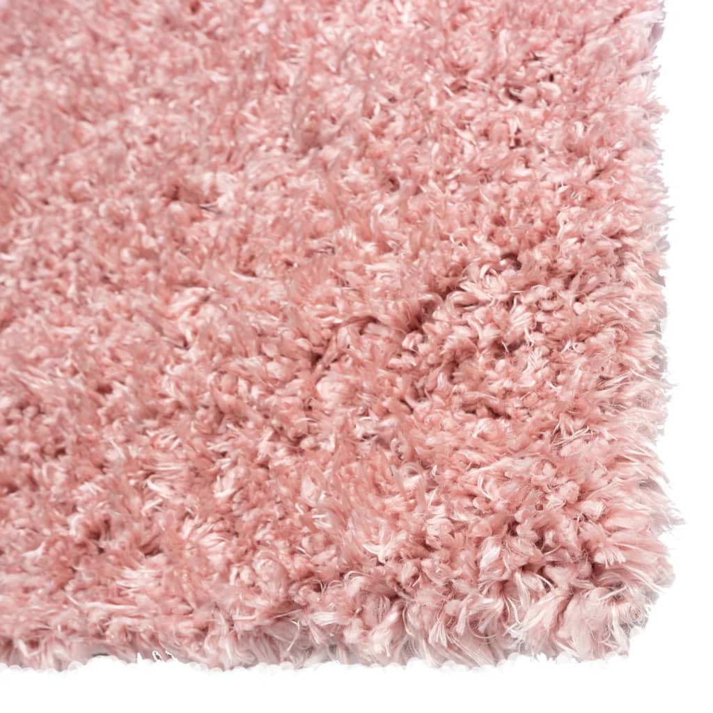 Shaggy-Teppich Hochflor Rosa 160x230 cm 50 mm