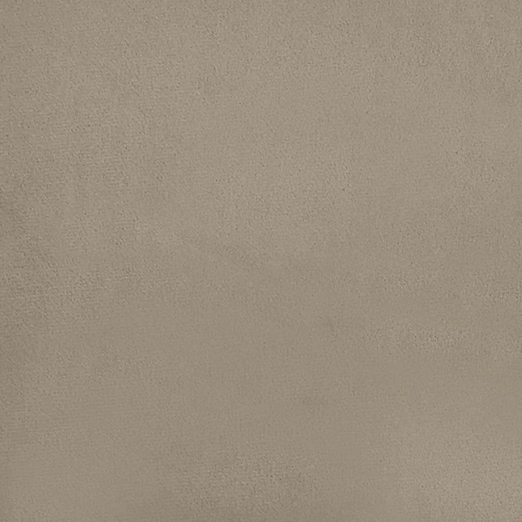 Runder Aufbewahrungshocker Dunkelgrau Samt 31 x 37 cm