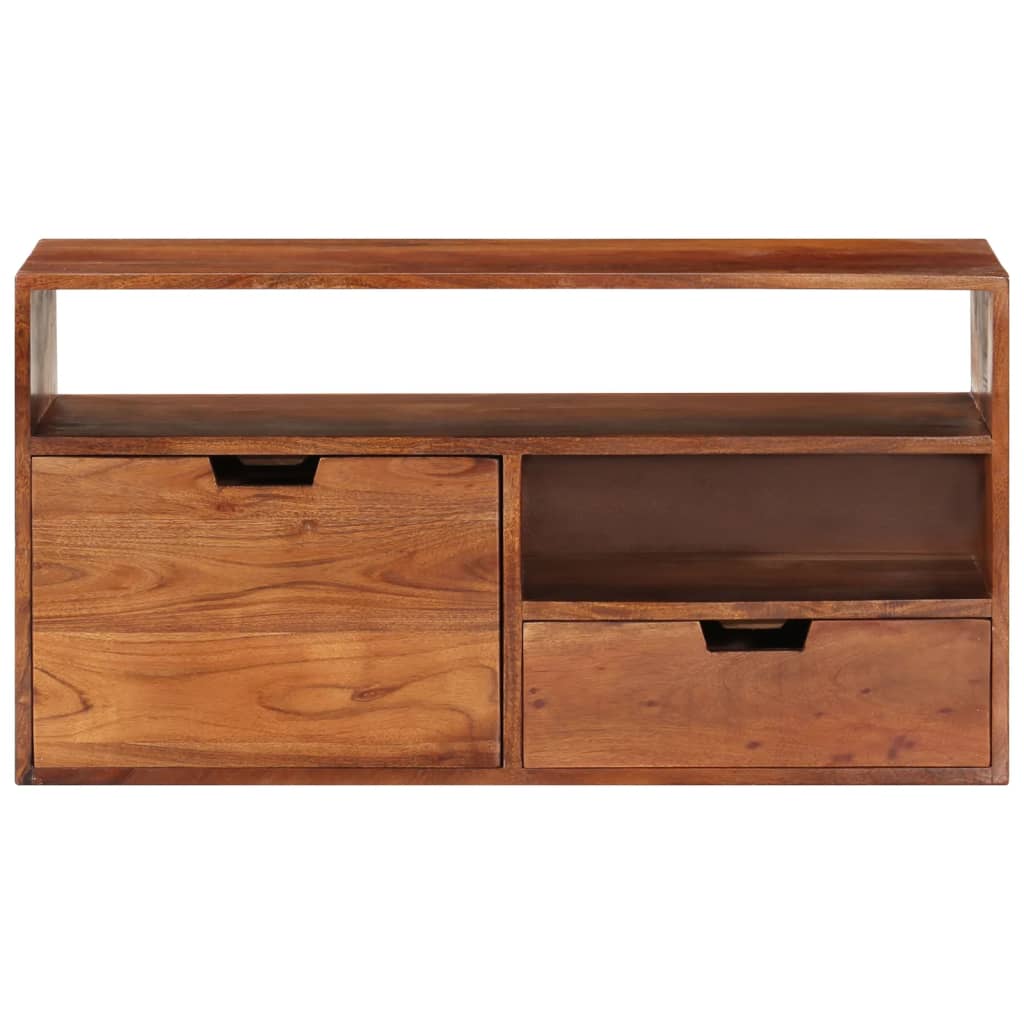 TV-Schrank 80x30x42 cm Massivholz Akazie