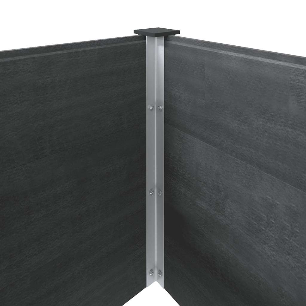 Hochbeet Grau 300x50x91 cm WPC