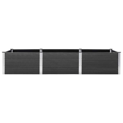 Hochbeet Grau 300x100x54 cm WPC