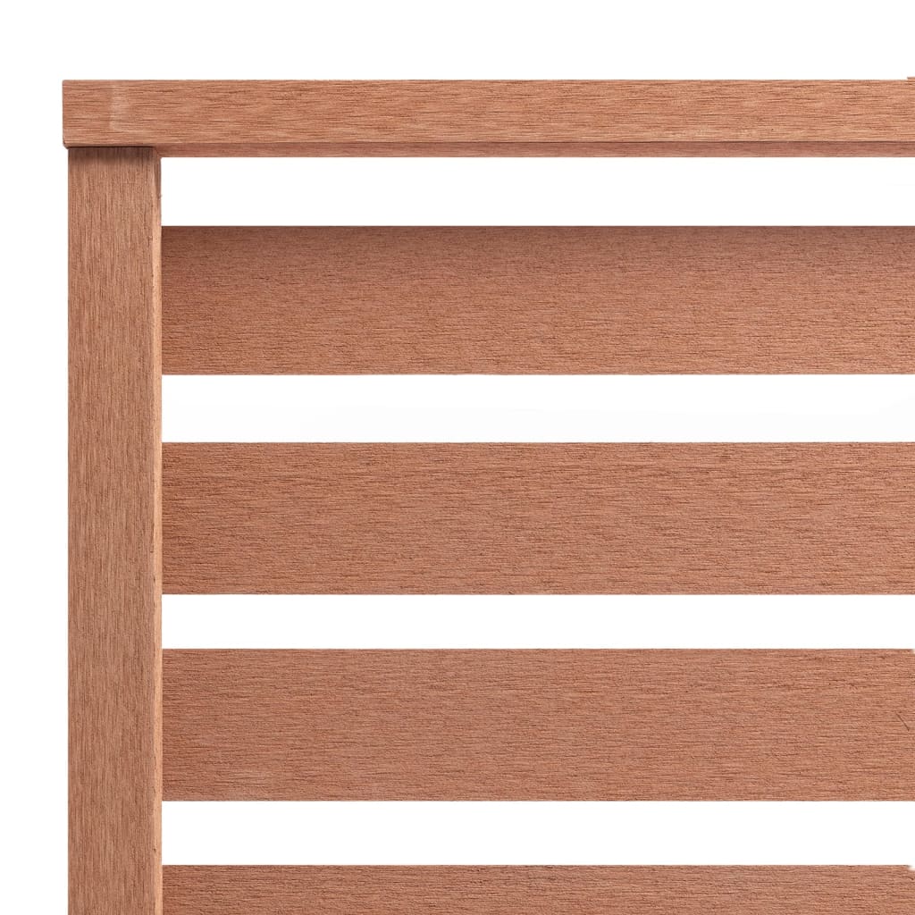Zaunplatte WPC 180x180 cm Braun